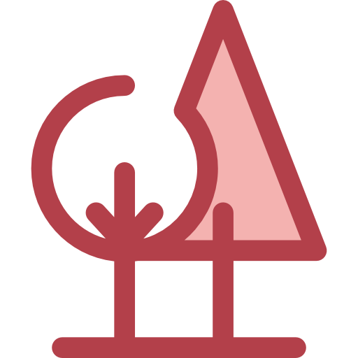 나무 Monochrome Red icon