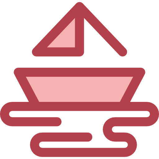 navigazione Monochrome Red icona