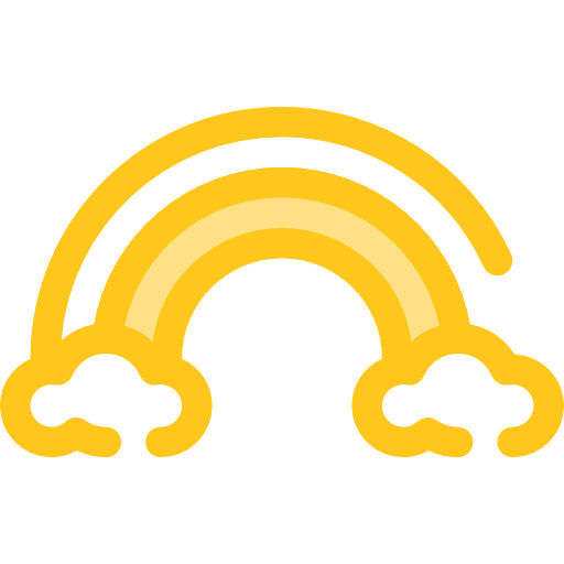 arcobaleno Monochrome Yellow icona