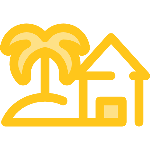 House Monochrome Yellow icon