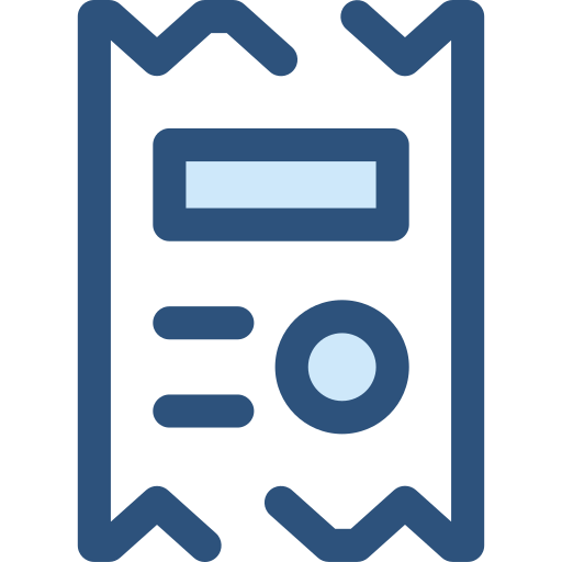 티켓 Monochrome Blue icon