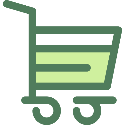 쇼핑 카트 Monochrome Green icon