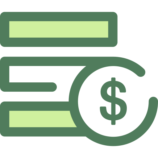 dólar Monochrome Green icono