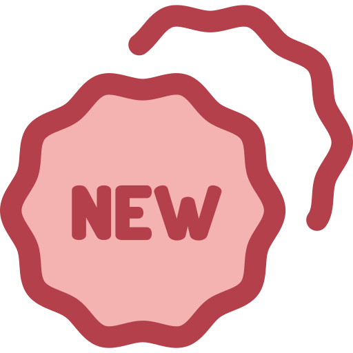 Badge Monochrome Red icon