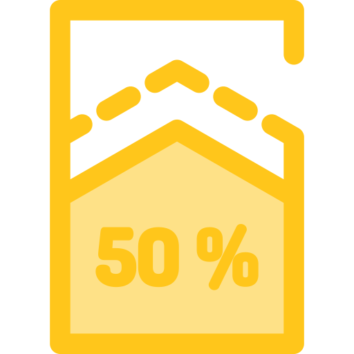 percentuale Monochrome Yellow icona
