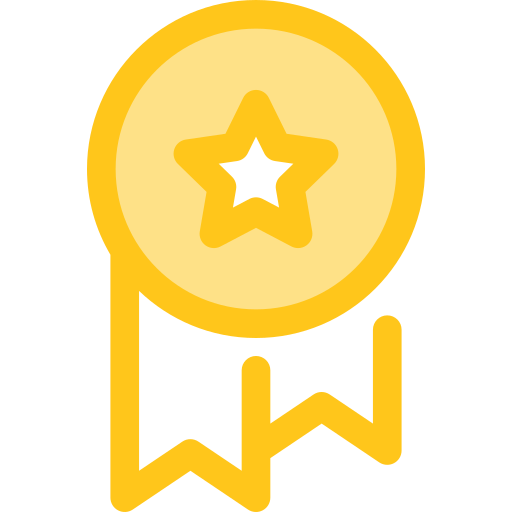 medalla Monochrome Yellow icono