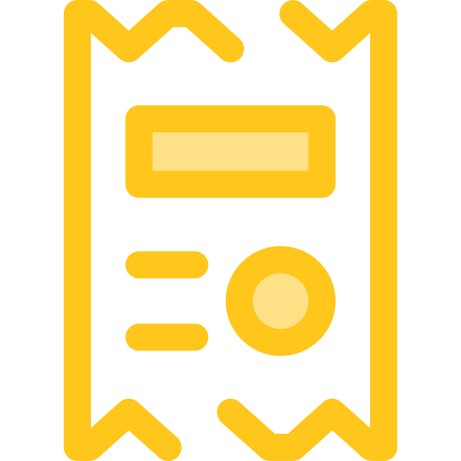 biglietto Monochrome Yellow icona