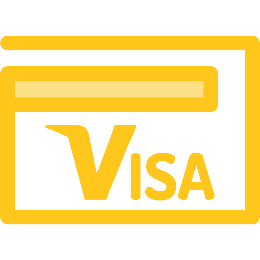 Visa Monochrome Yellow icon