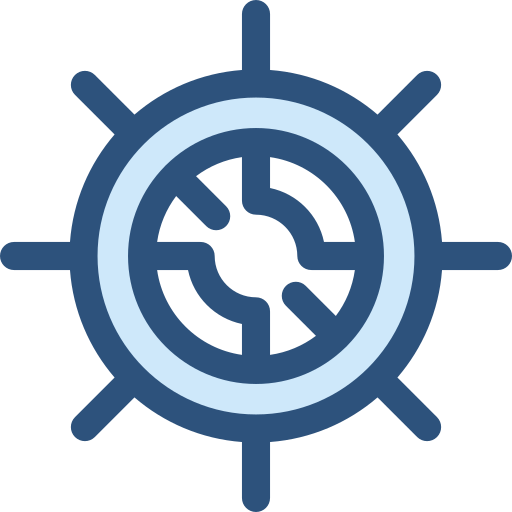 지배 Monochrome Blue icon