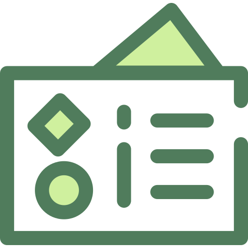 pocztówka Monochrome Green ikona