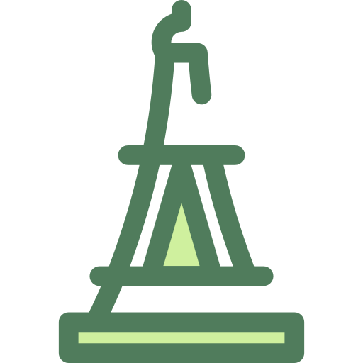 Эйфелева башня Monochrome Green иконка