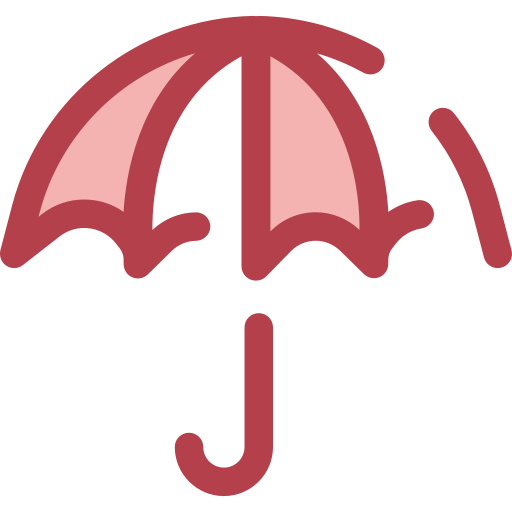 зонт от солнца Monochrome Red иконка