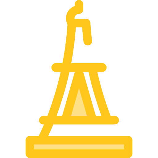 Эйфелева башня Monochrome Yellow иконка