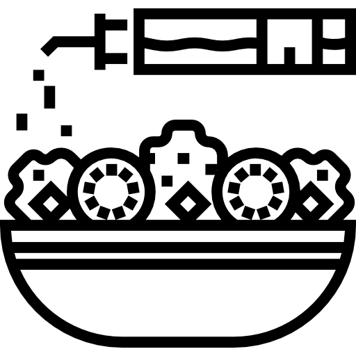 insalata Detailed Straight Lineal icona