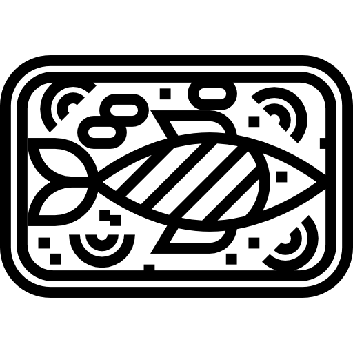 Fish Detailed Straight Lineal icon