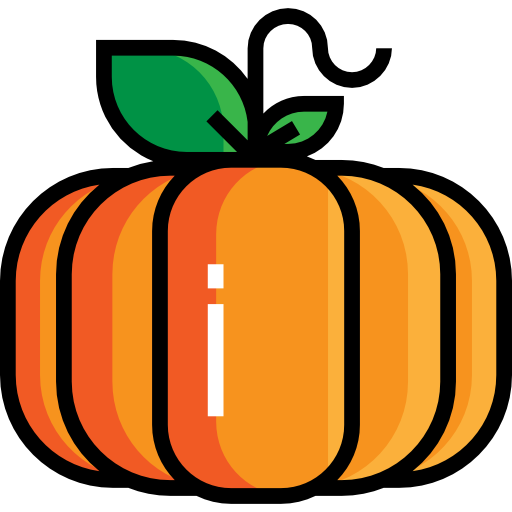 Pumpkin Detailed Straight Lineal color icon