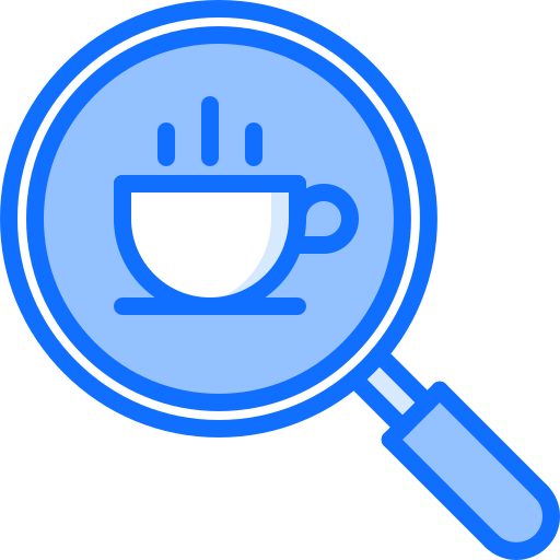 taza de café Coloring Blue icono