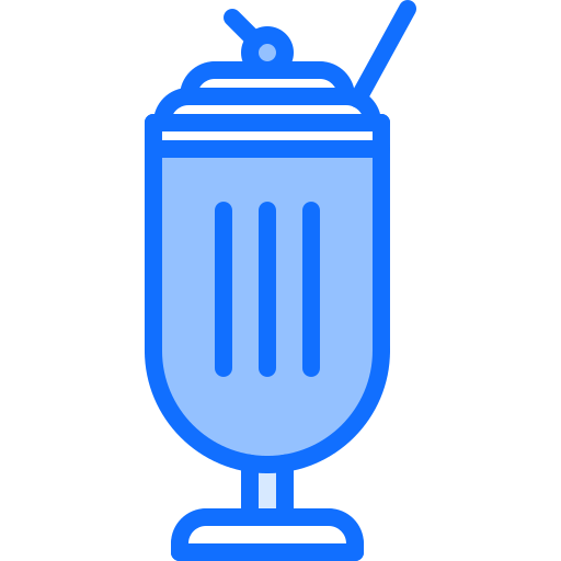 Milkshake Coloring Blue icon