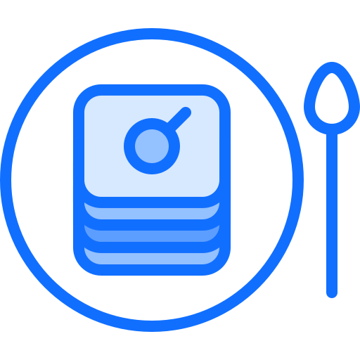 kuchen Coloring Blue icon