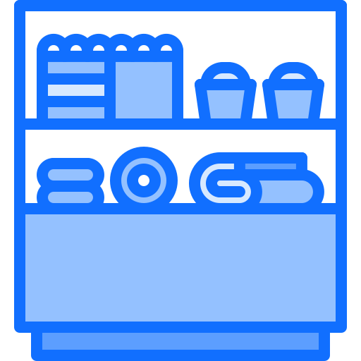 cafetería Coloring Blue icono