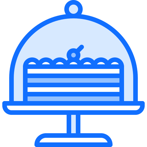 kuchen Coloring Blue icon
