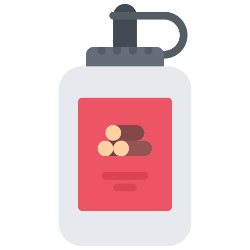 Glue Coloring Flat icon