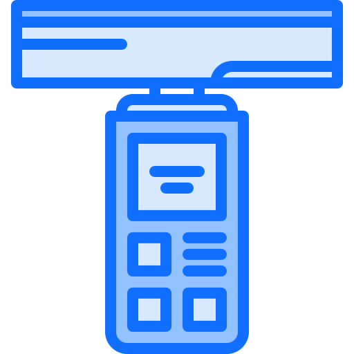 Hydrometer Coloring Blue icon