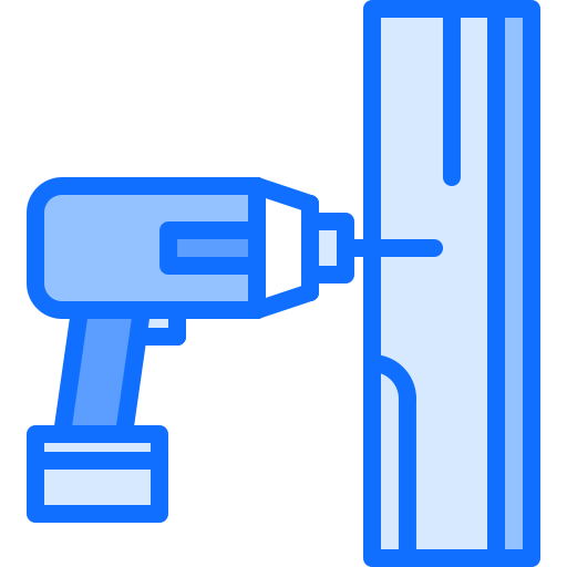 Drill Coloring Blue icon