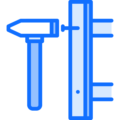marteau Coloring Blue Icône