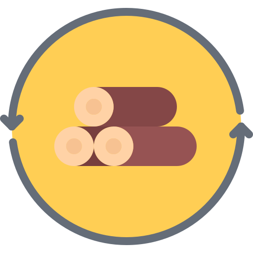 나무 Coloring Flat icon
