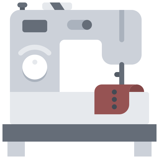 Швейная машина Coloring Flat иконка