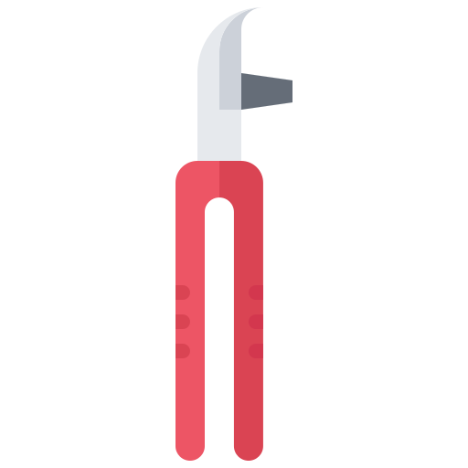 Forceps Coloring Flat icon