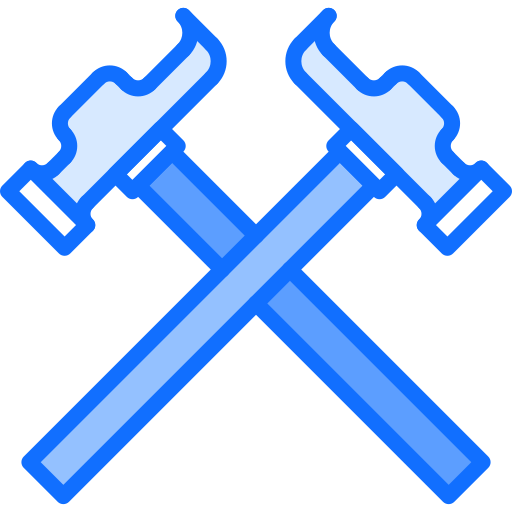 hammer Coloring Blue icon