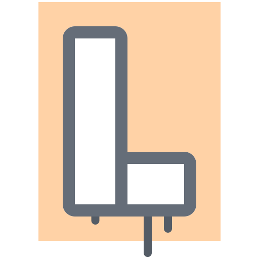 schablone Coloring Flat icon