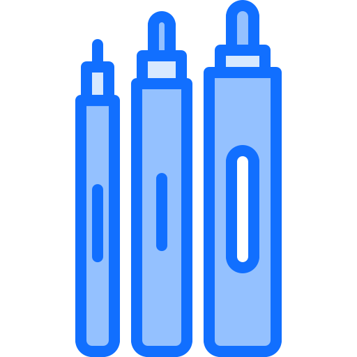 markeerstift Coloring Blue icoon