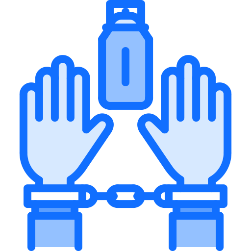 체포 Coloring Blue icon