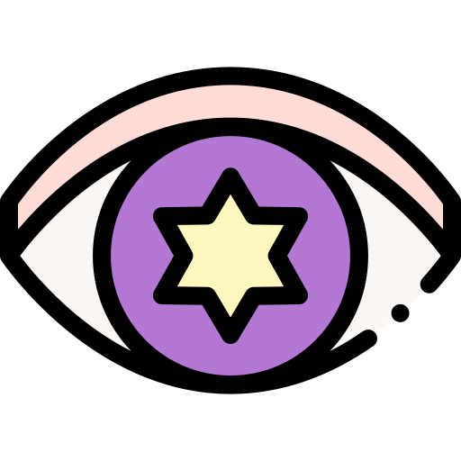 Eye Detailed Rounded Lineal color icon