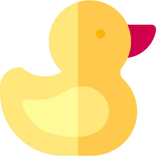 Rubber duck Basic Rounded Flat icon
