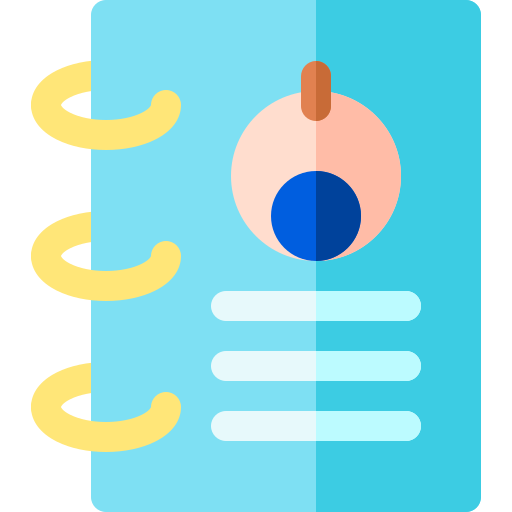 diario Basic Rounded Flat icono