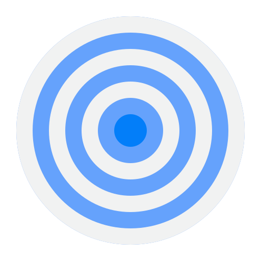 bullseye Generic Blue Icône