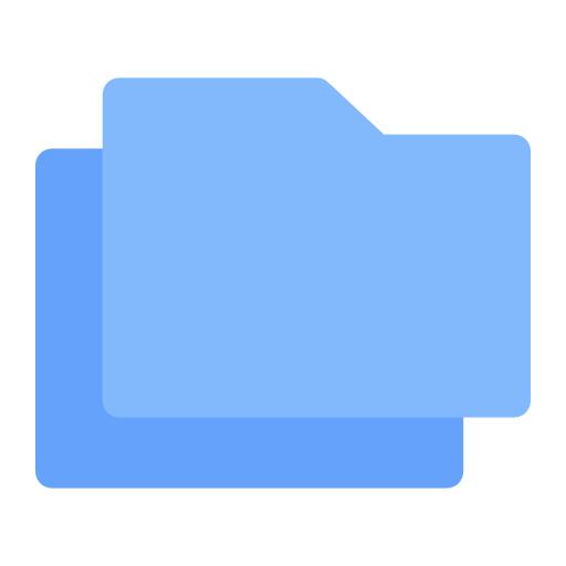 Folders Generic Blue icon