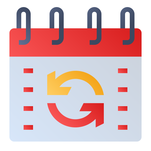 calendario Generic Flat Gradient icono