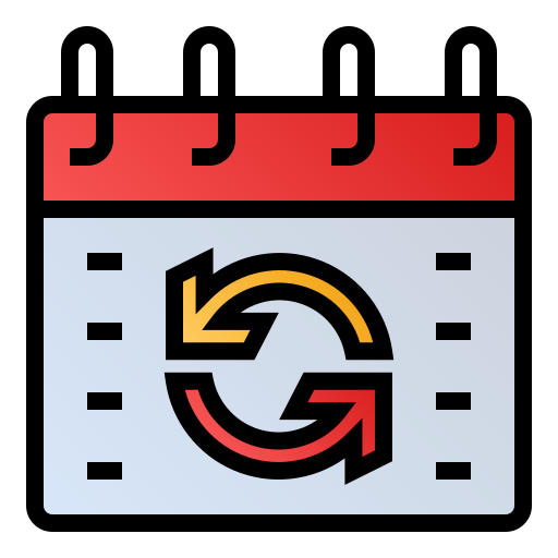 calendario Generic Lineal Color Gradient icono