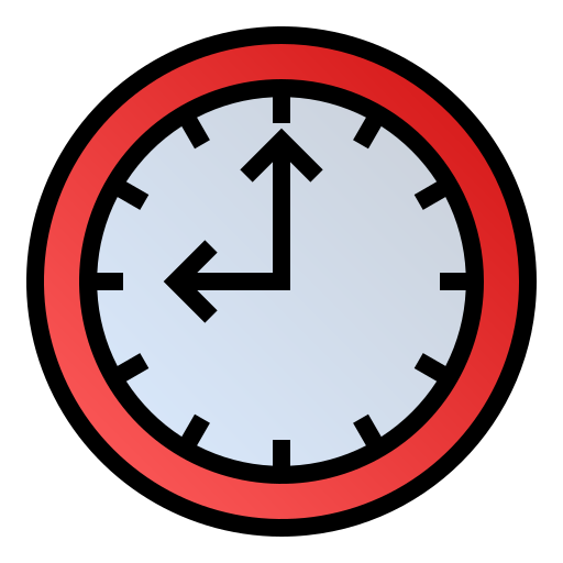 wanduhr Generic Lineal Color Gradient icon