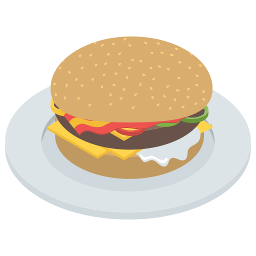 Hamburger Generic Isometric icon