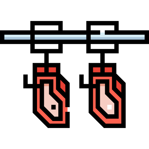 고기 Detailed Straight Lineal color icon