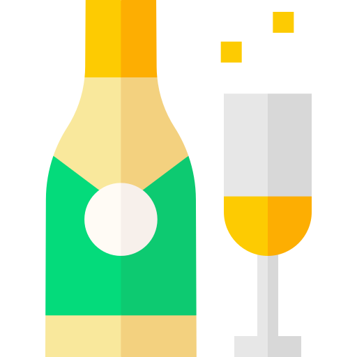 champagne Basic Straight Flat icona