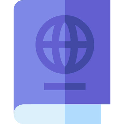 paszport Basic Straight Flat ikona