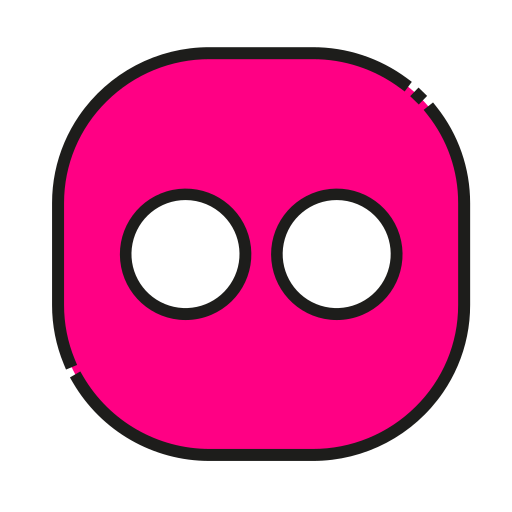 Flickr Generic Outline Color icon