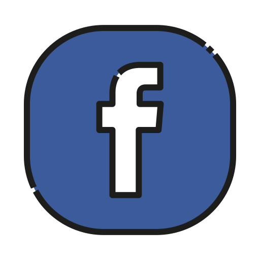 facebook Generic Outline Color icona